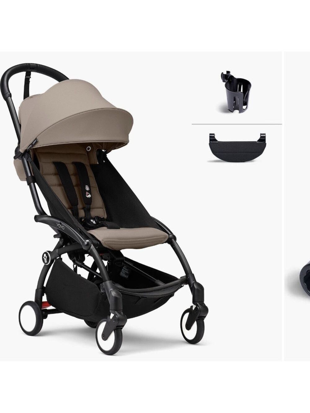 Compact Taupe Stroller - Picture 1 of 7